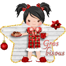 Mes p'tits mots - Noël - Miss gâteau et café -