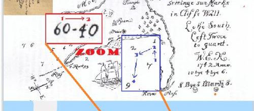 KO WAU TE, " île SOURIS", coordonnées décimaux pour les minutes et secondes. (MOUSE ISLAND by Captain Kidd). (Photo Google Maps)