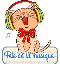 Fête de la musique- gif animé, blinkie, musique