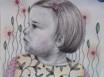 Alice au crayon