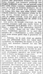 Etrange Mascarade (La Libre Parole, dir. Edouard Drumont, 27 octobre 1913)