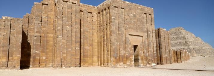 Le complexe funéraire de Djéser à Saqqarah, Egypte 2023