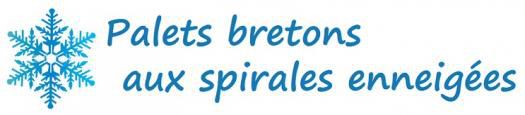 Palets bretons aux spirales enneigées 