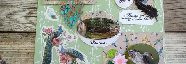 Deux pages pour l'album zoo de la Palmyre