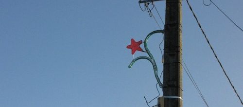 ...une étoile rouge...!