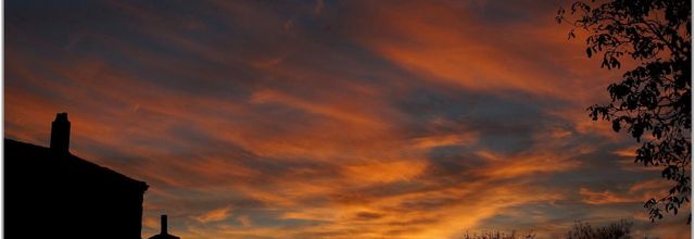 85 . Vendée - La Chaize le Vicomte (2) - Coucher de soleil