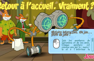 Geronimo Stilton - Histoire interactive. Un jeu... plein de jeux ! (N°1)