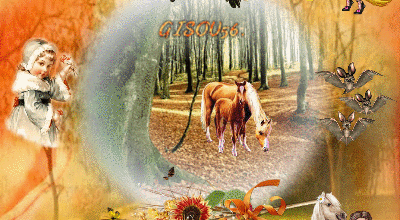 ANIMAUX FILLETTE NATURE
