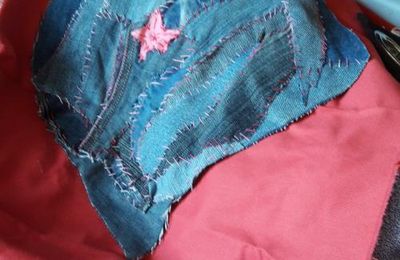 Un coeur en jean et son ombre