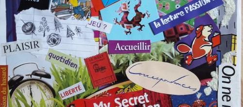 Un collage sur la lecture