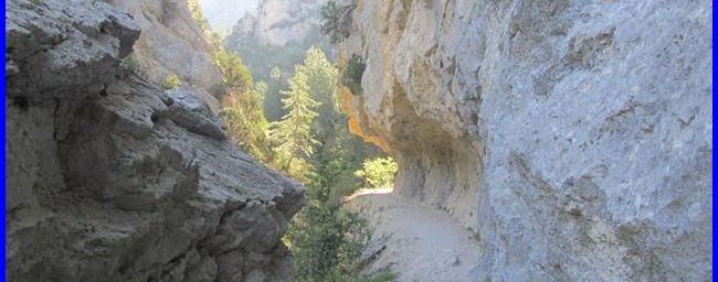 Gorges de Trevans, le pont de tuf