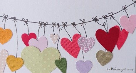 Scrap / Carte "Sur le fil"