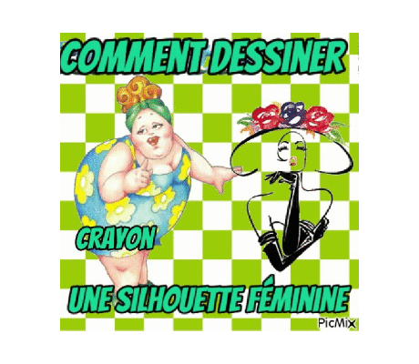 Dessin et peinture - vidéo 3780 : Comment dessiner une silhouette féminine ? - crayon.