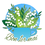1er mai Muguet tasse - Mes p'tits mots -