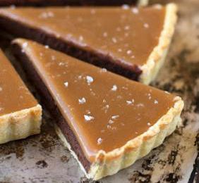 EB - Une tarte au chocolat, caramel et mascarpone...