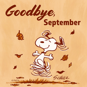 Au revoir septembre 2018 bonjour octobre