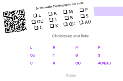 Mémoriser l'orthographe des mots