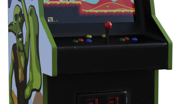 Tube de jeu d'arcade (render-image)
