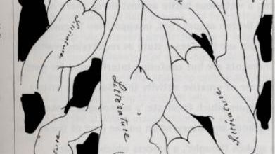 Projet de couverture pour la revue Littérature - Francis Picabia - 1922