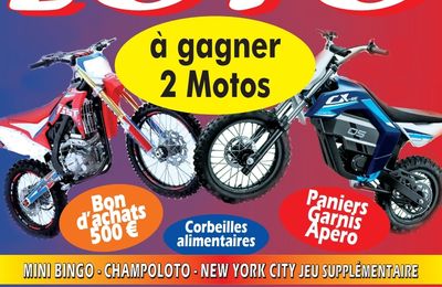 L'association LB 449 MX  organise un super loto le samedi 8 novembre ...
