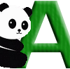 Alphabet panda méli mélo