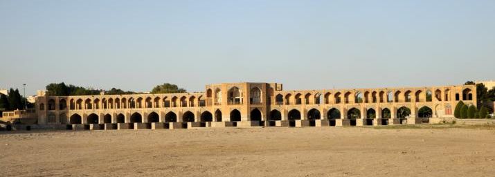 Le pont Khâdju, Pol-e Khâdju, le plus beau et célèbre d'Ispahan