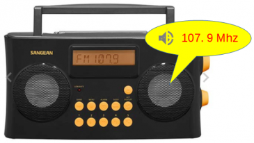 Le radio-réveil Sangean vocal 170 énonce les fréquences radio par voix de synthèse !