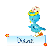 738 - oiseau bleu - signature, blinkie, gif animé