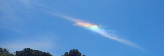 Petit nuage irisé