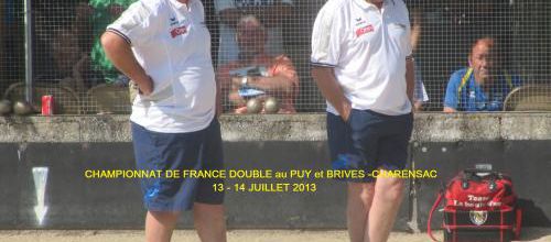 Championnat de FRANCE Doublettes au Puy et Brives-Charensac