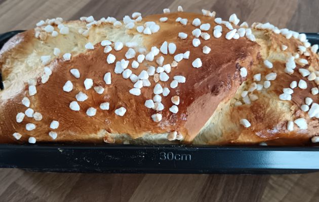 Brioche tressée moelleuse