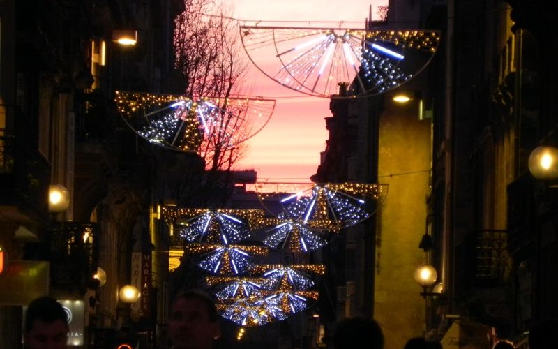 Bordeaux illuminé ce 26 décembre