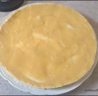 Tarte aux bananes et lemon curd 