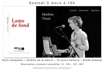Rencontre - Lecture avec Marlène Tissot