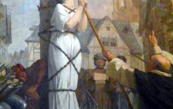 Jeanne d'Arc au bûcher