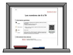 Les nombres de 0 à 79