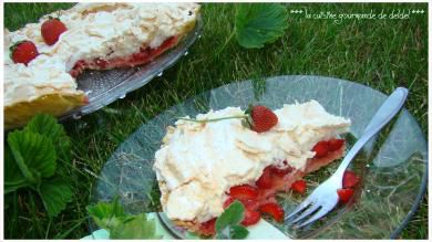 TARTE MERINGUÉE AUX FRAISES