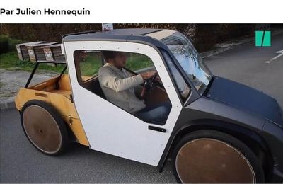 EB - Une voiture électrique à pédales, inventée à Angoulême...