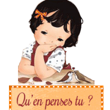 Pensées blinkies, gif anime pensee