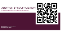 QR Codes de mes capsules pour le CM