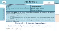 Les lancers CE1