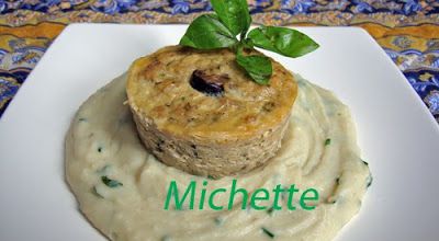 Pain de veau, purée de p de terre aux anchois et herbes fraîches
