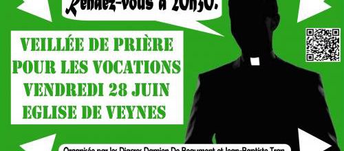 Veillée de Prière pour les Vocations Vendredi 28 Juin 2013