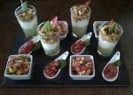 Verrine apéritive à l'Indienne et vache qui rit