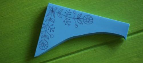 Petit cadre fleuri