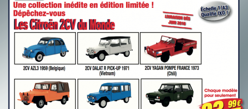 Collection "Les Citroën 2CV du Monde" - Lancement VPC