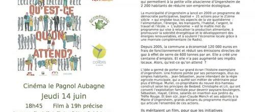 Projection "Qu'est ce qu'on attend ?"