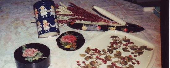 Objets divers décorés