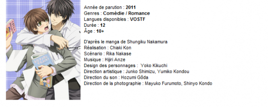 Sekai Ichi Hatsukoi saison 1 sur KZPlay