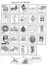 Noel : calendrier de l'avent, chant et albums, bricolages, créations